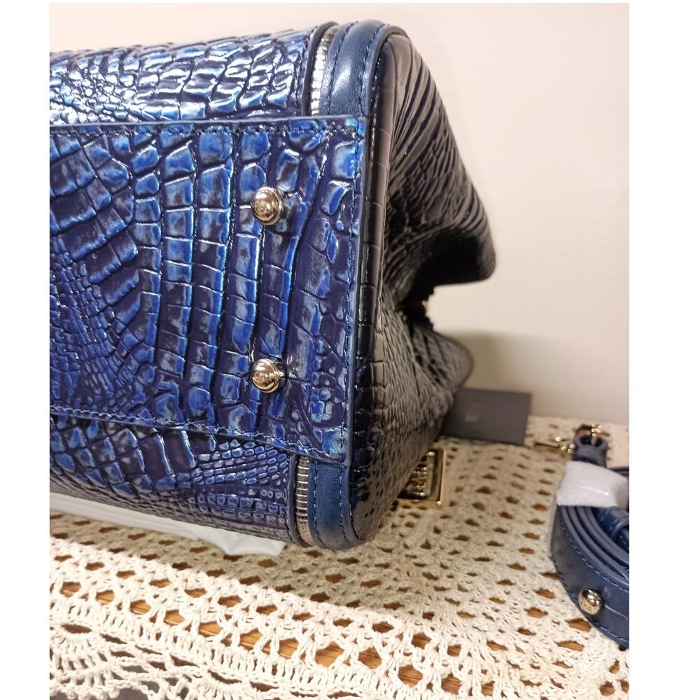 NWT Brahmin Kyanite Havisham Small Finley Satchel - Picture 6 of 7